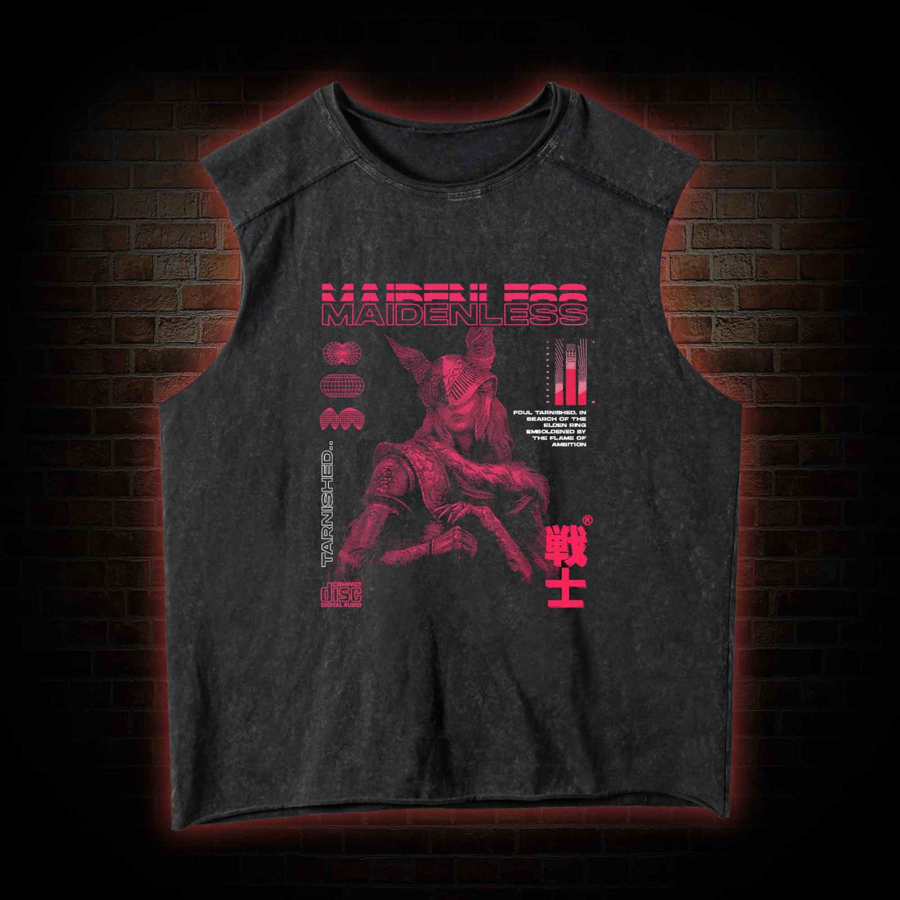 Maidenless Vintage Washed Tank Top