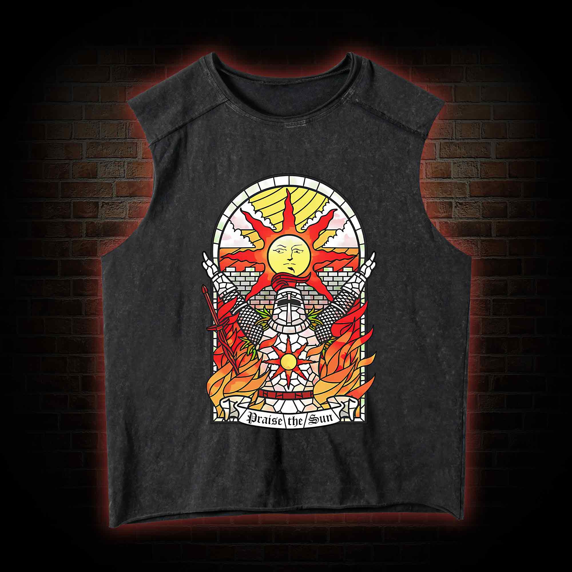 Praise the Sun Vintage Washed Tank Top