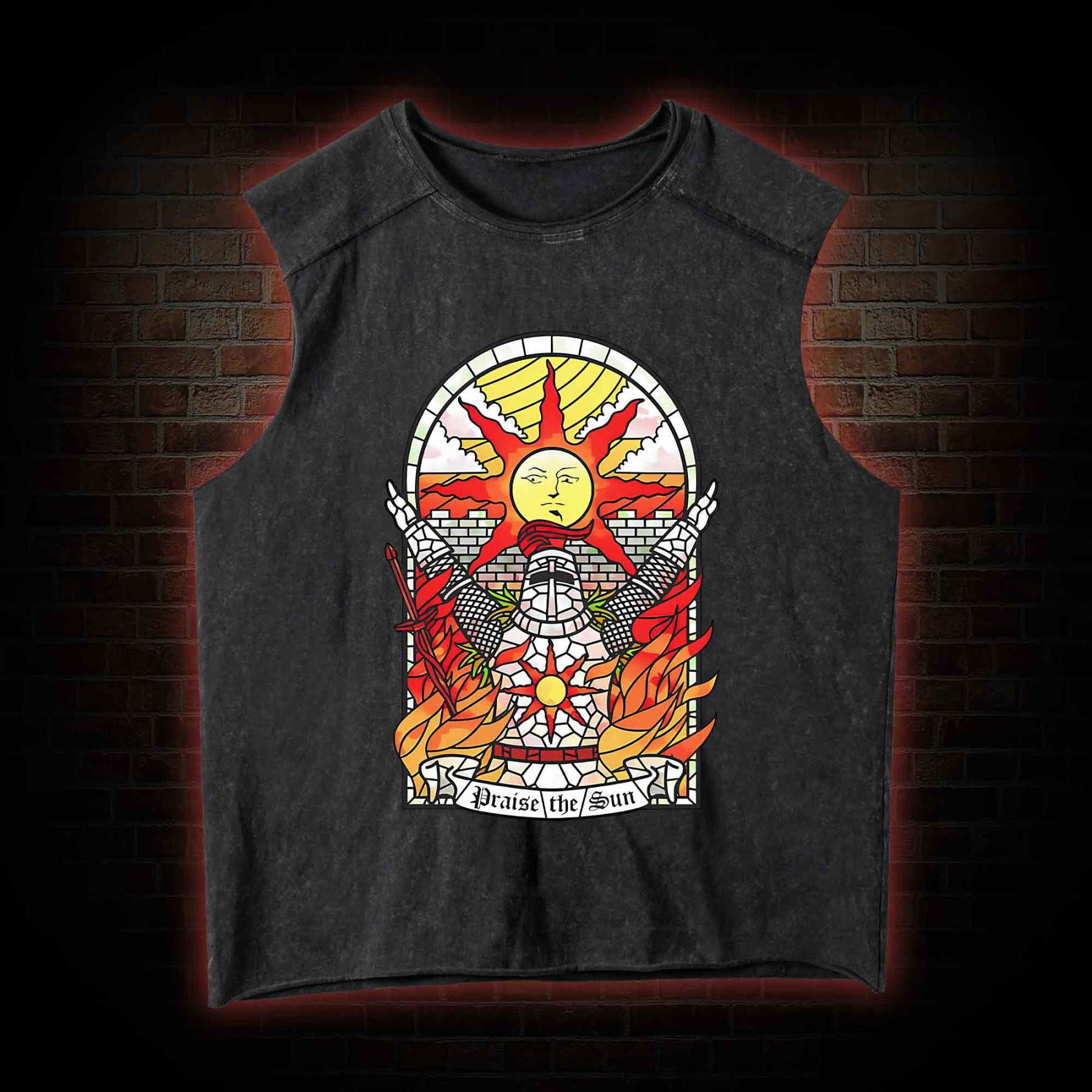 Praise the Sun Vintage Washed Tank Top