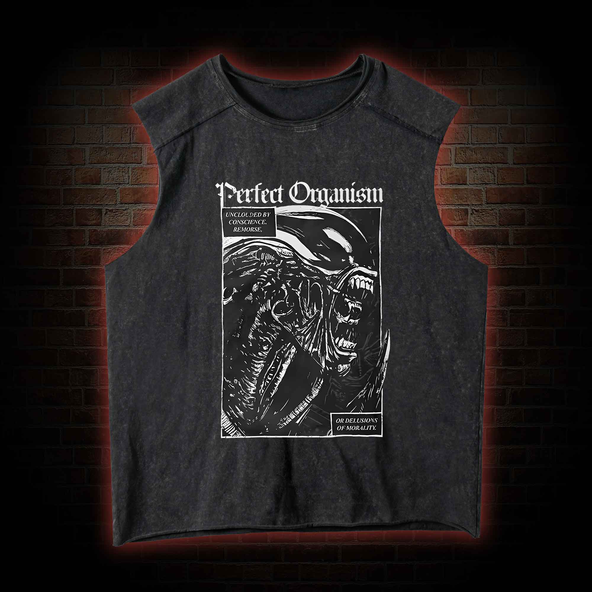 Alien Perfect Organism Vintage Washed Tank Top