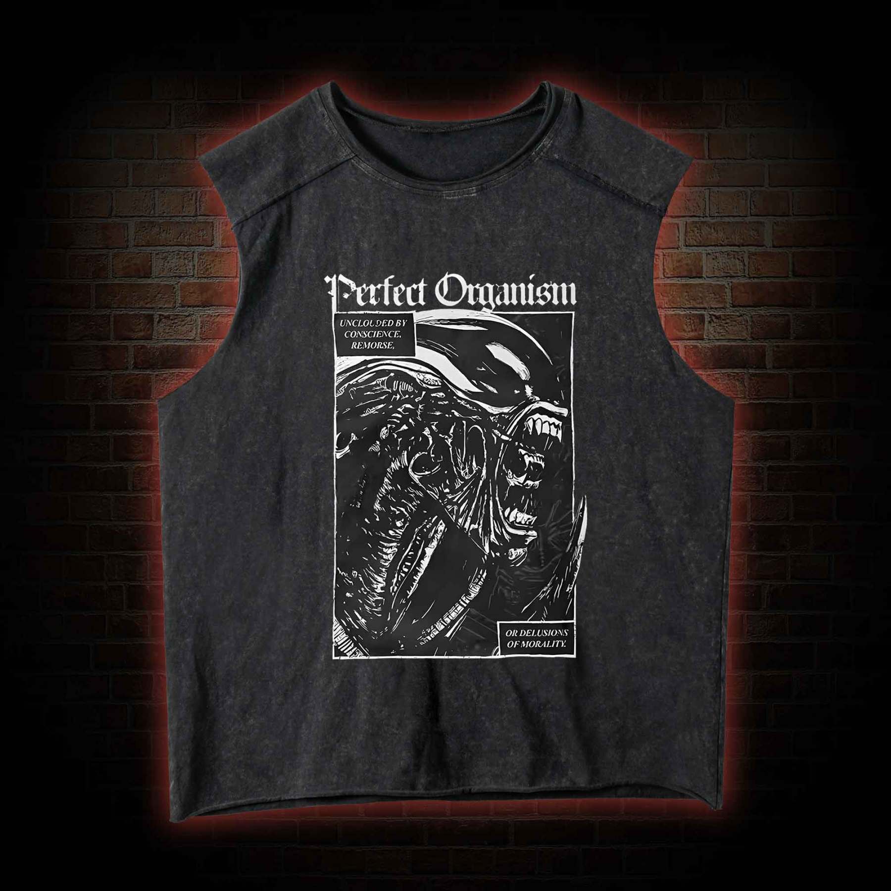 Alien Perfect Organism Vintage Washed Tank Top