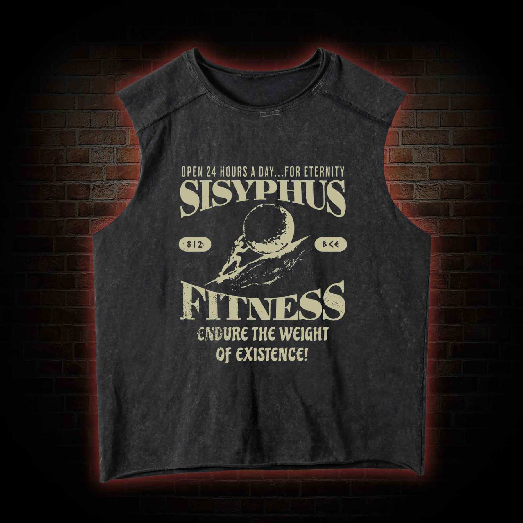 Sisyphus Fitness Vintage Washed Tank Top