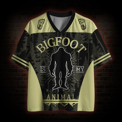 Bigfoot is My Spirit Animal Mesh Jersey