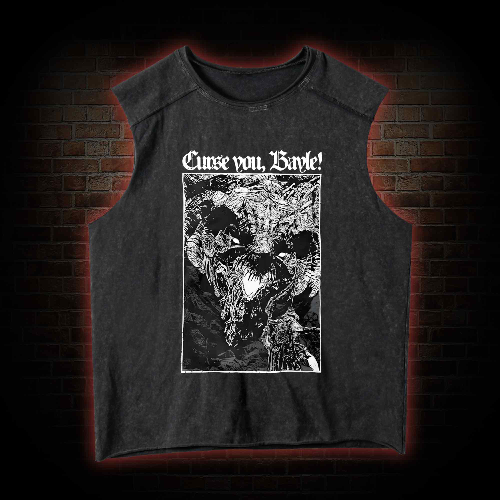 Curse You Bayle! Washed Tank Top