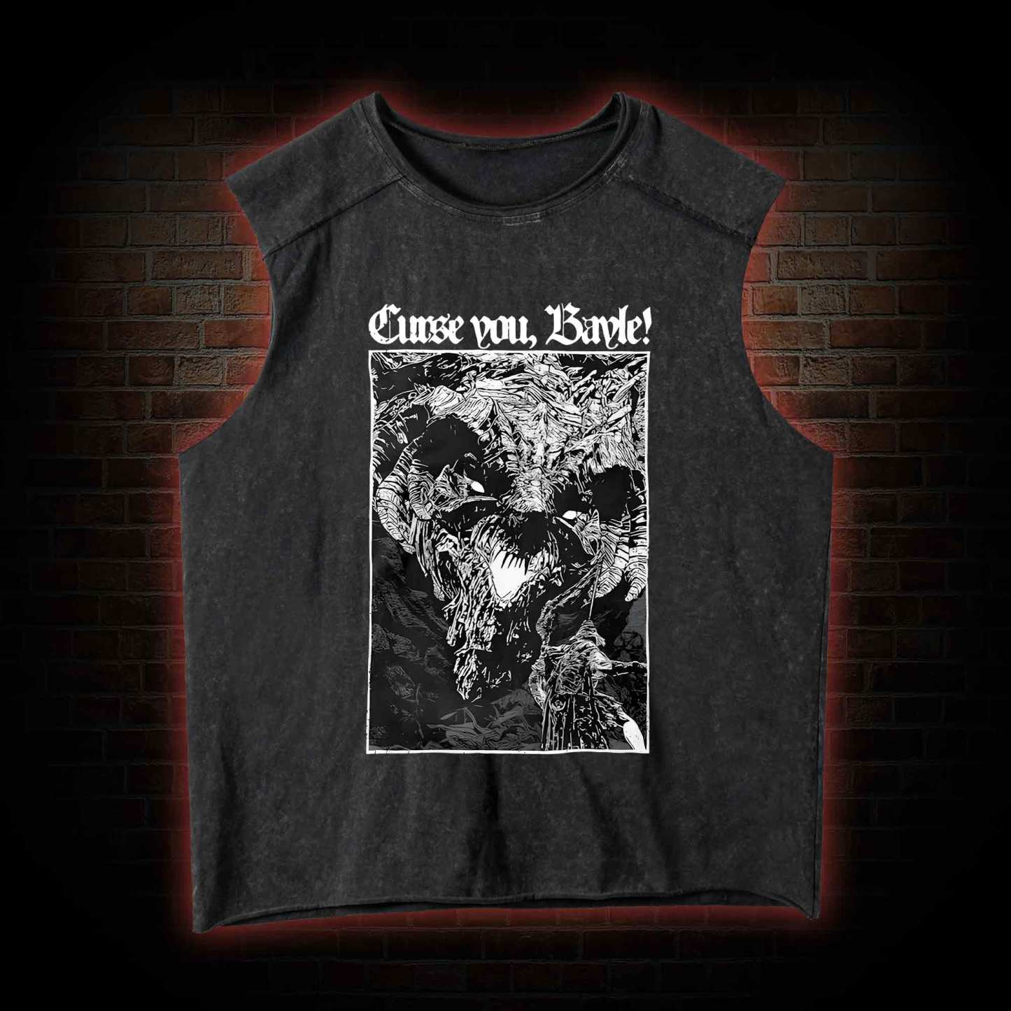 Curse You Bayle! Washed Tank Top