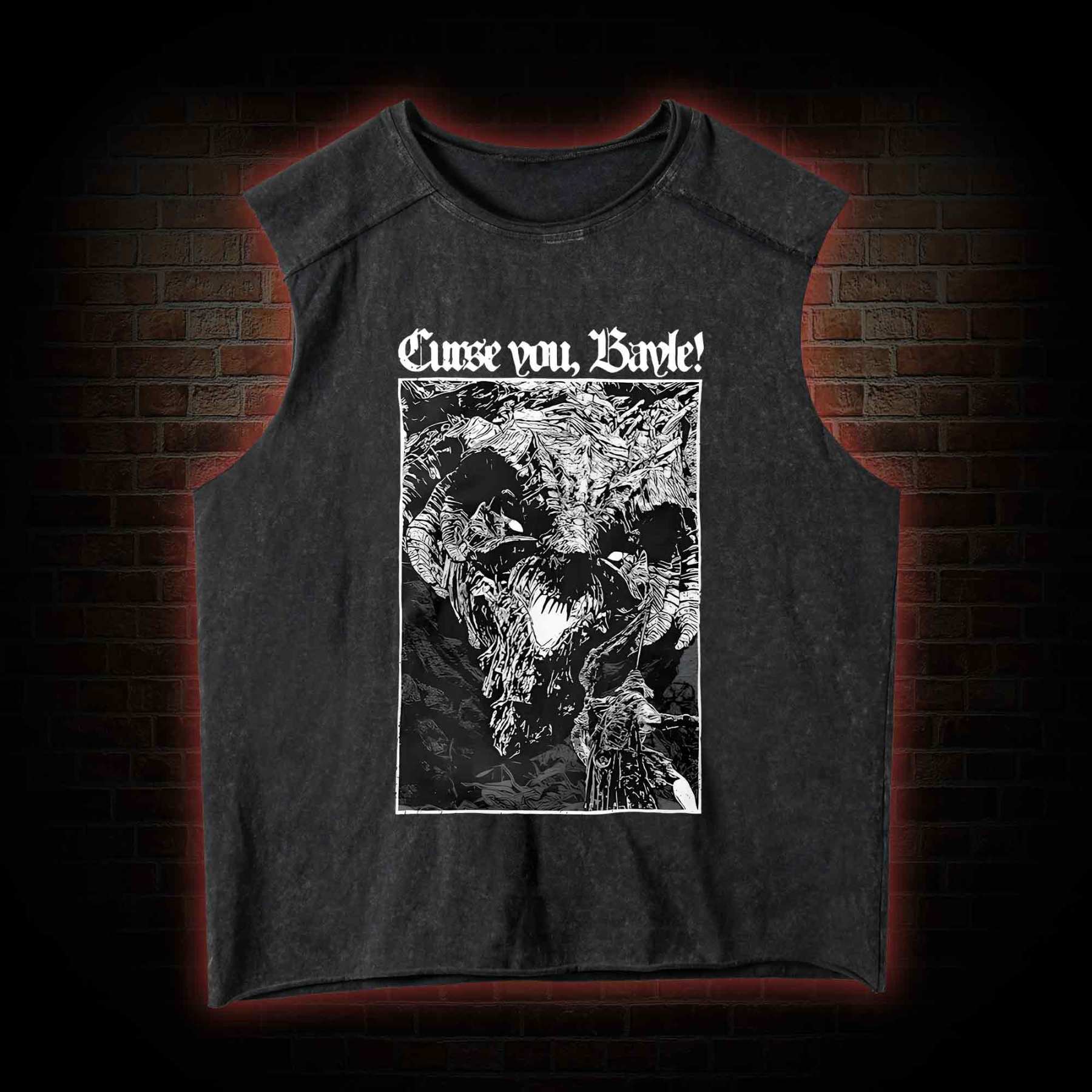 Curse You Bayle! Washed Tank Top