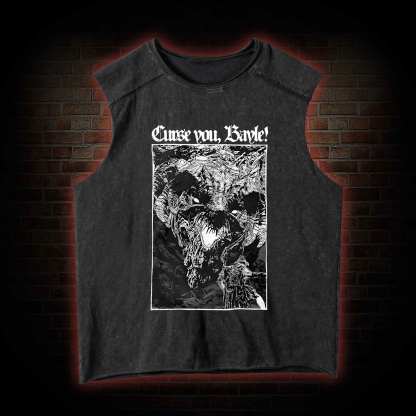 Curse You Bayle! Washed Tank Top