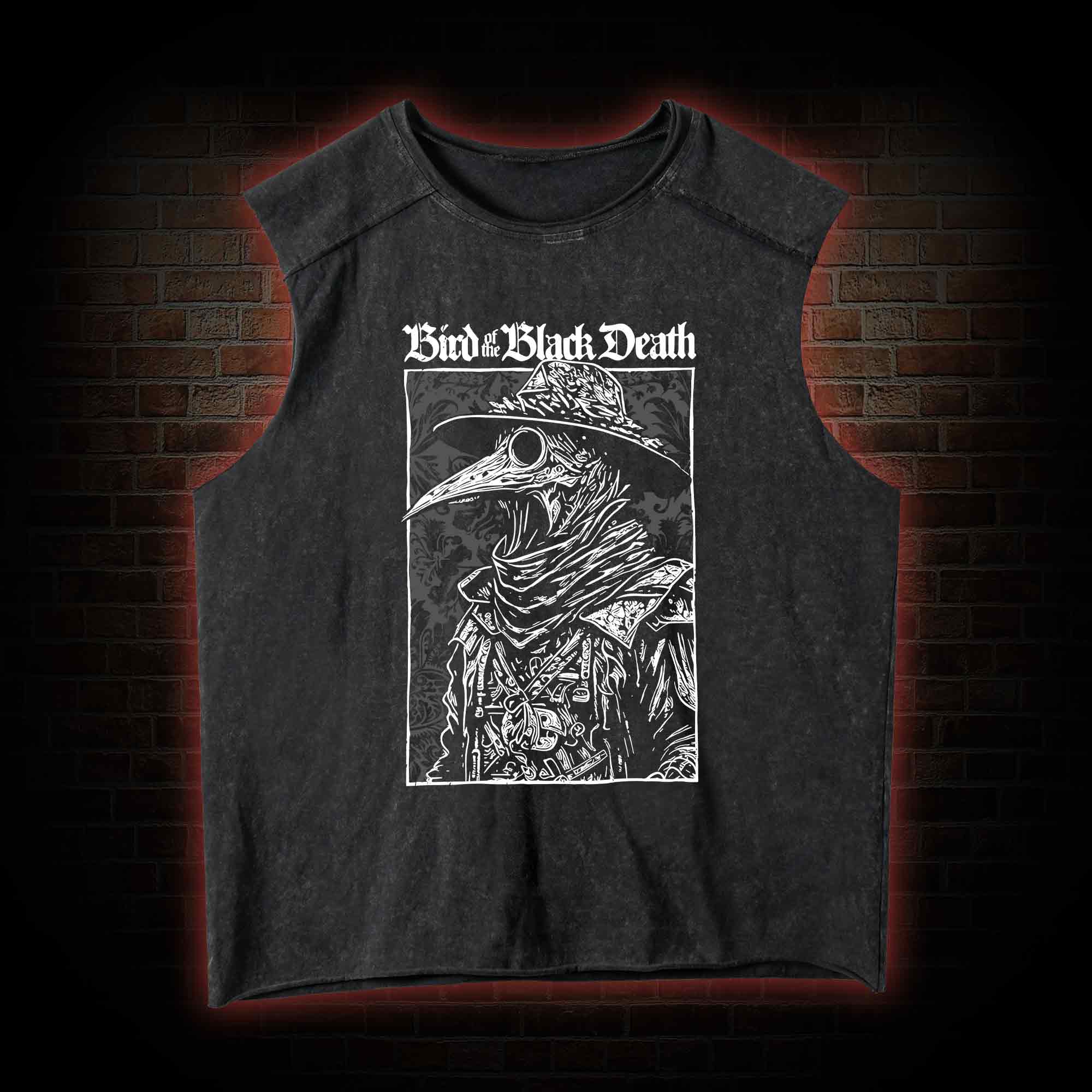Bird of The Black Death Washed Tank Top