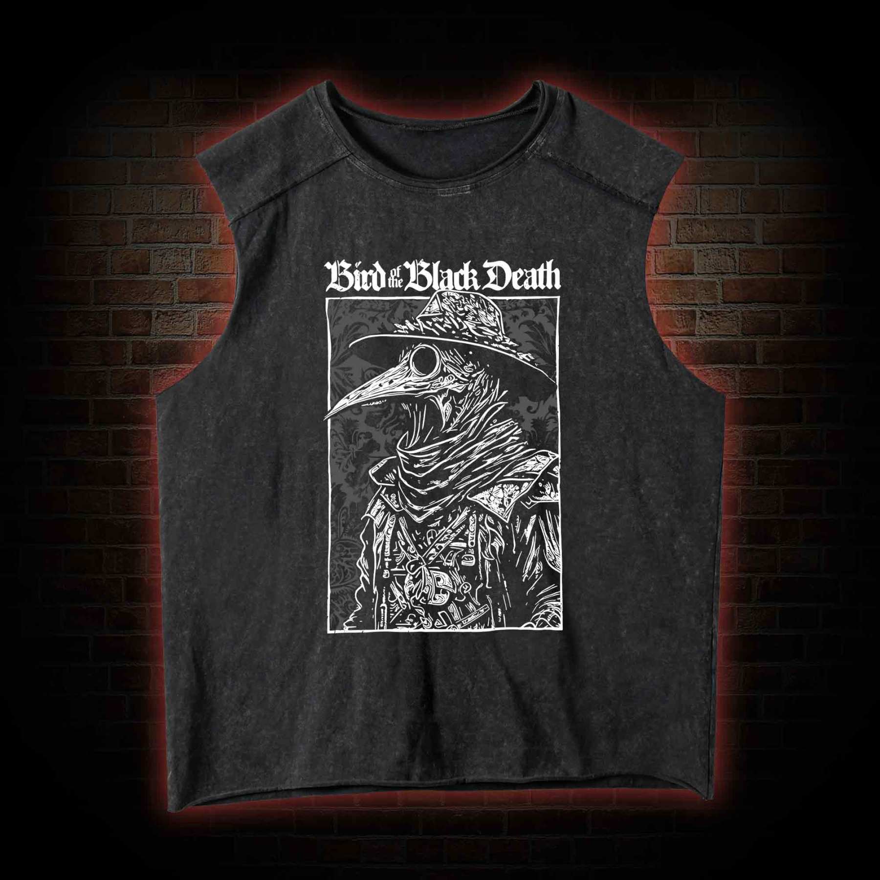 Bird of The Black Death Washed Tank Top