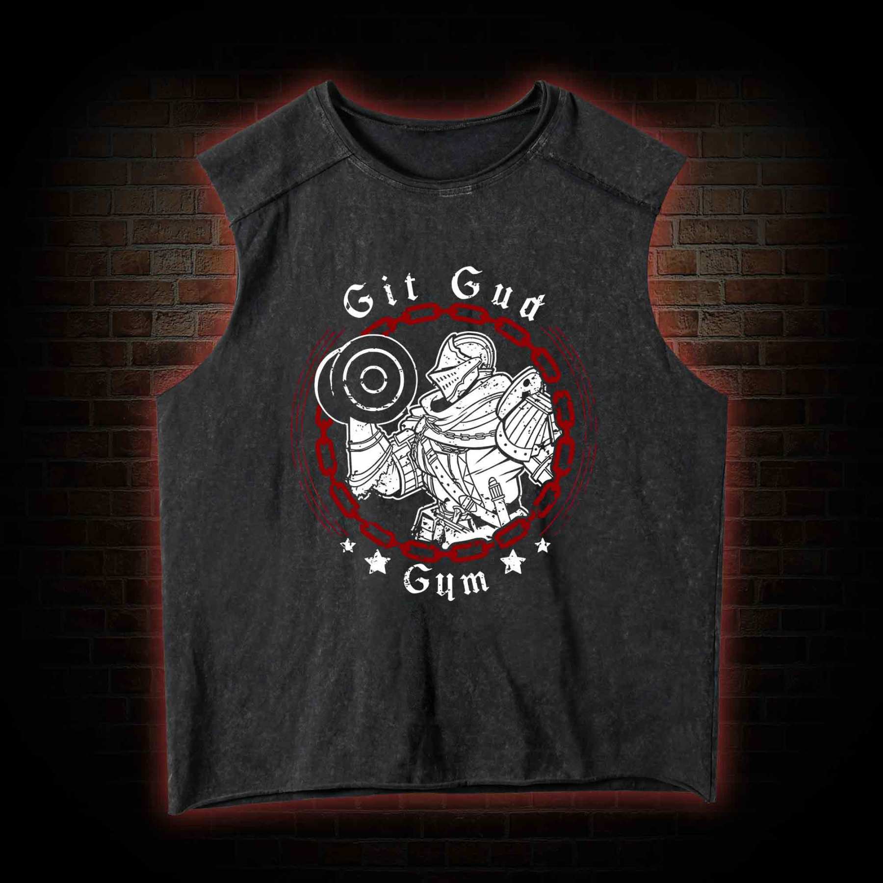 Git Gud Gym Washed Tank Top
