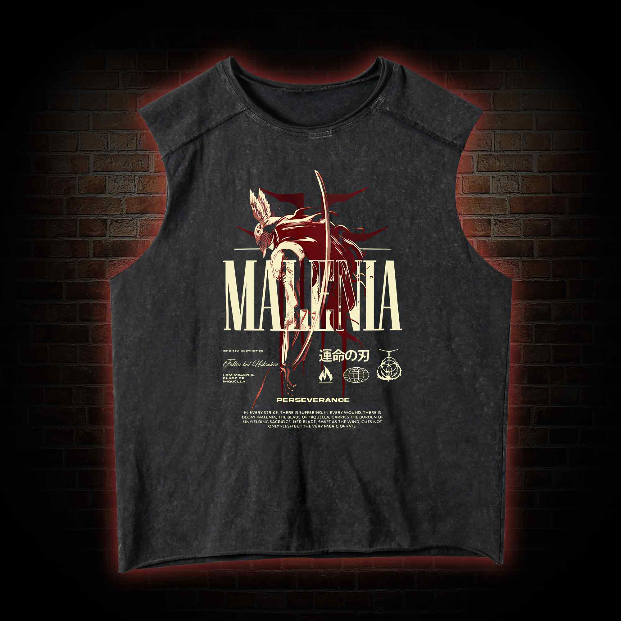 Cursed Goddess Washed Tank Top