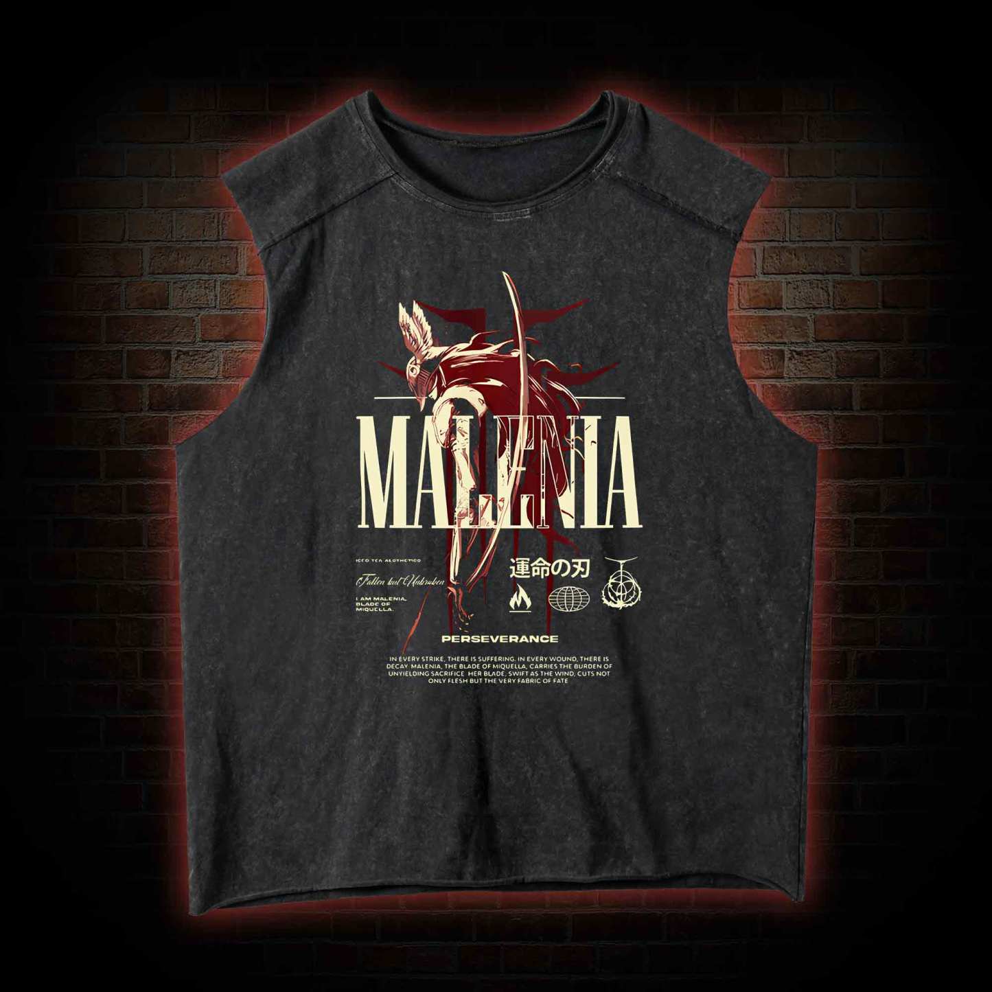 Cursed Goddess Washed Tank Top