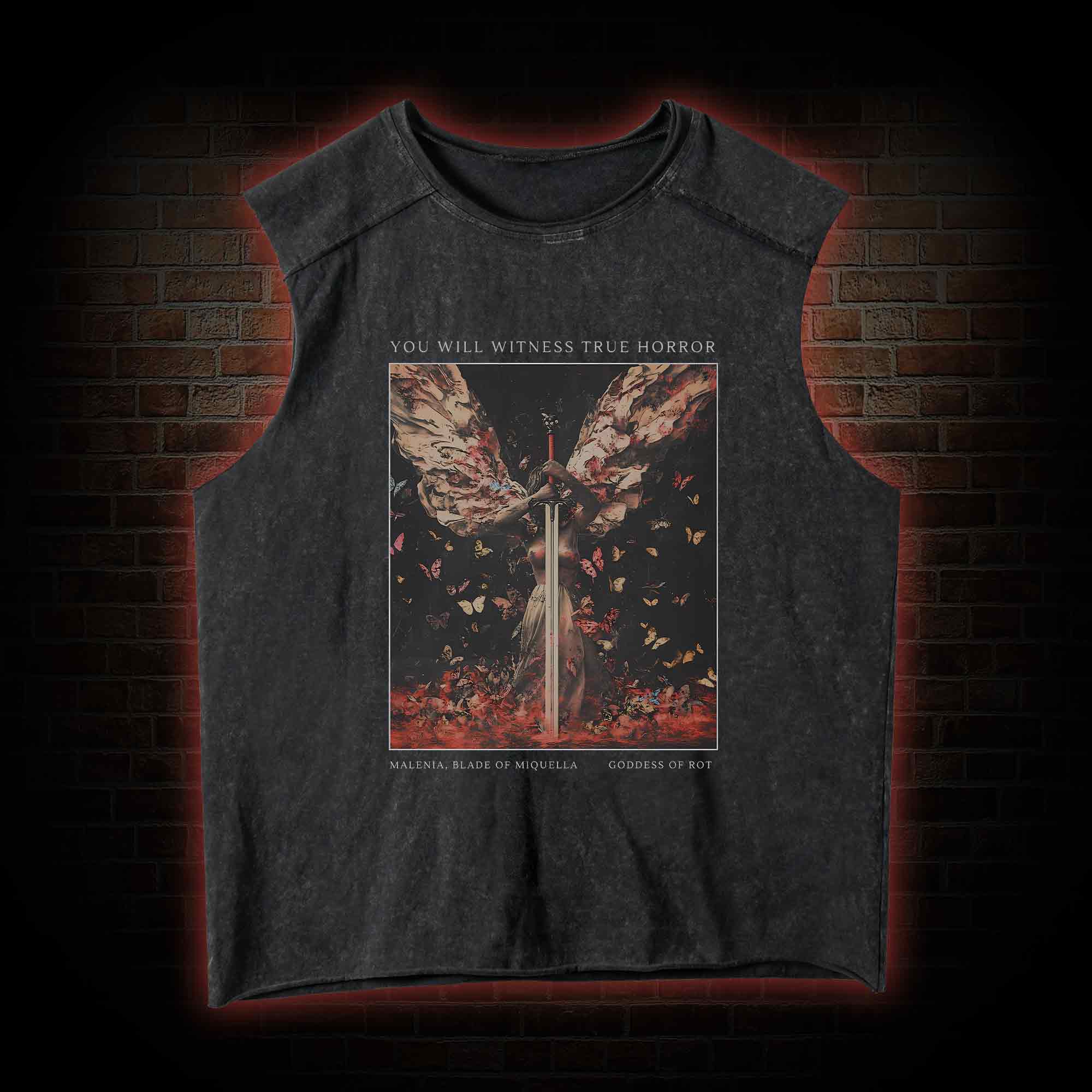 Goddess of Rot Washed Tank Top