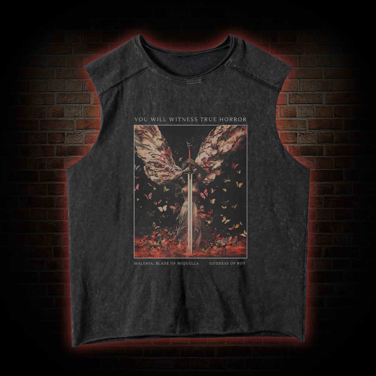 Goddess of Rot Washed Tank Top