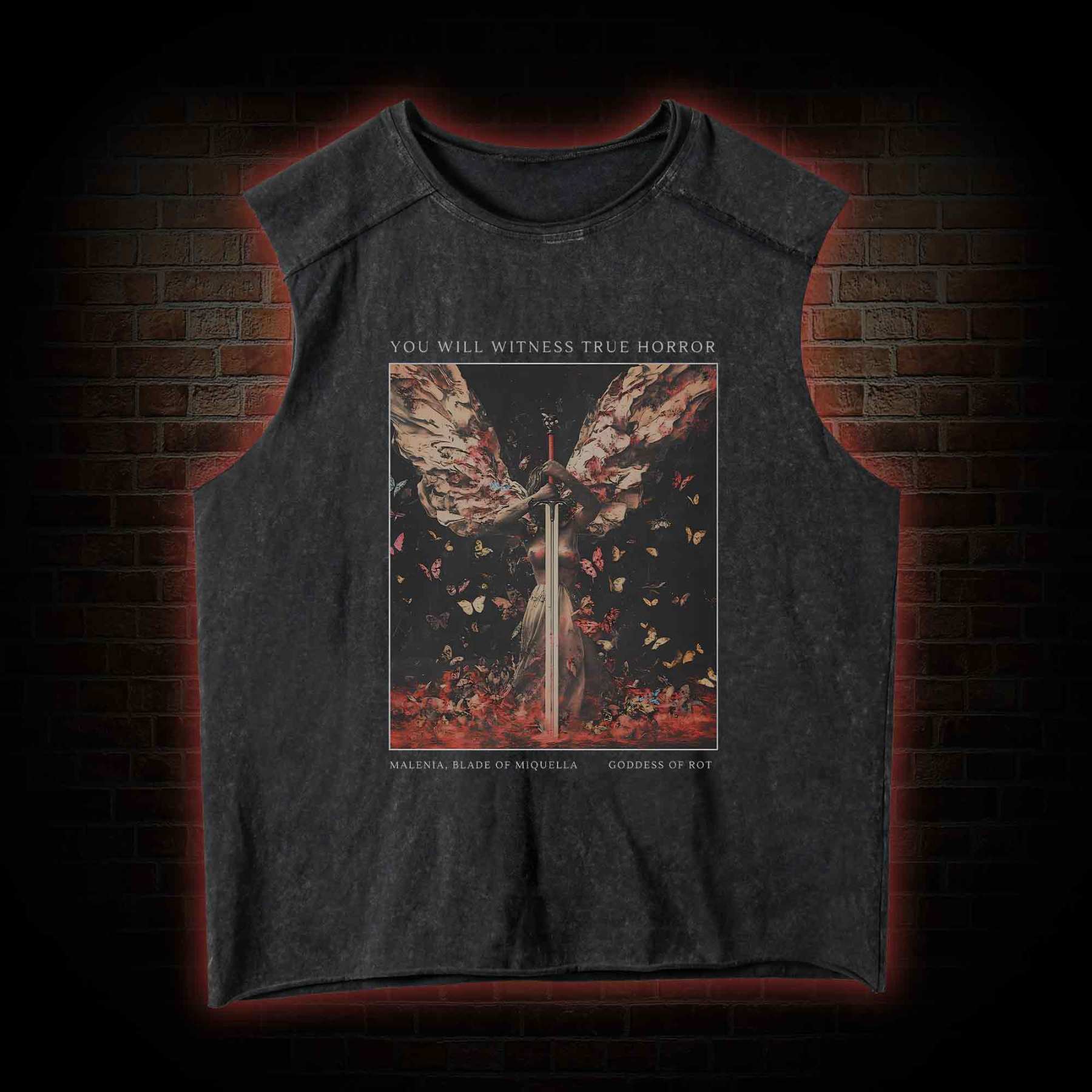 Goddess of Rot Washed Tank Top
