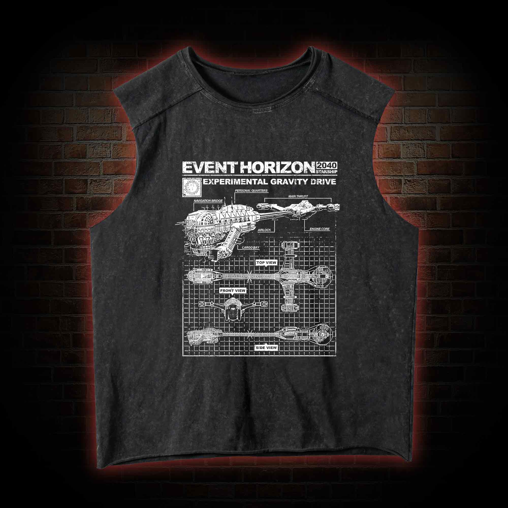 Save Yourself From Hell Washed Tank Top