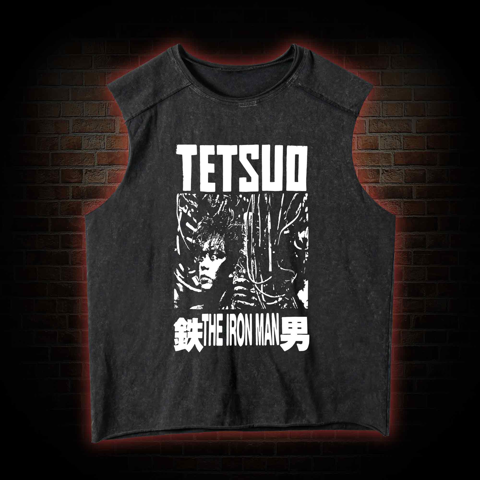 Turn This World to Rust Washed Tank Top