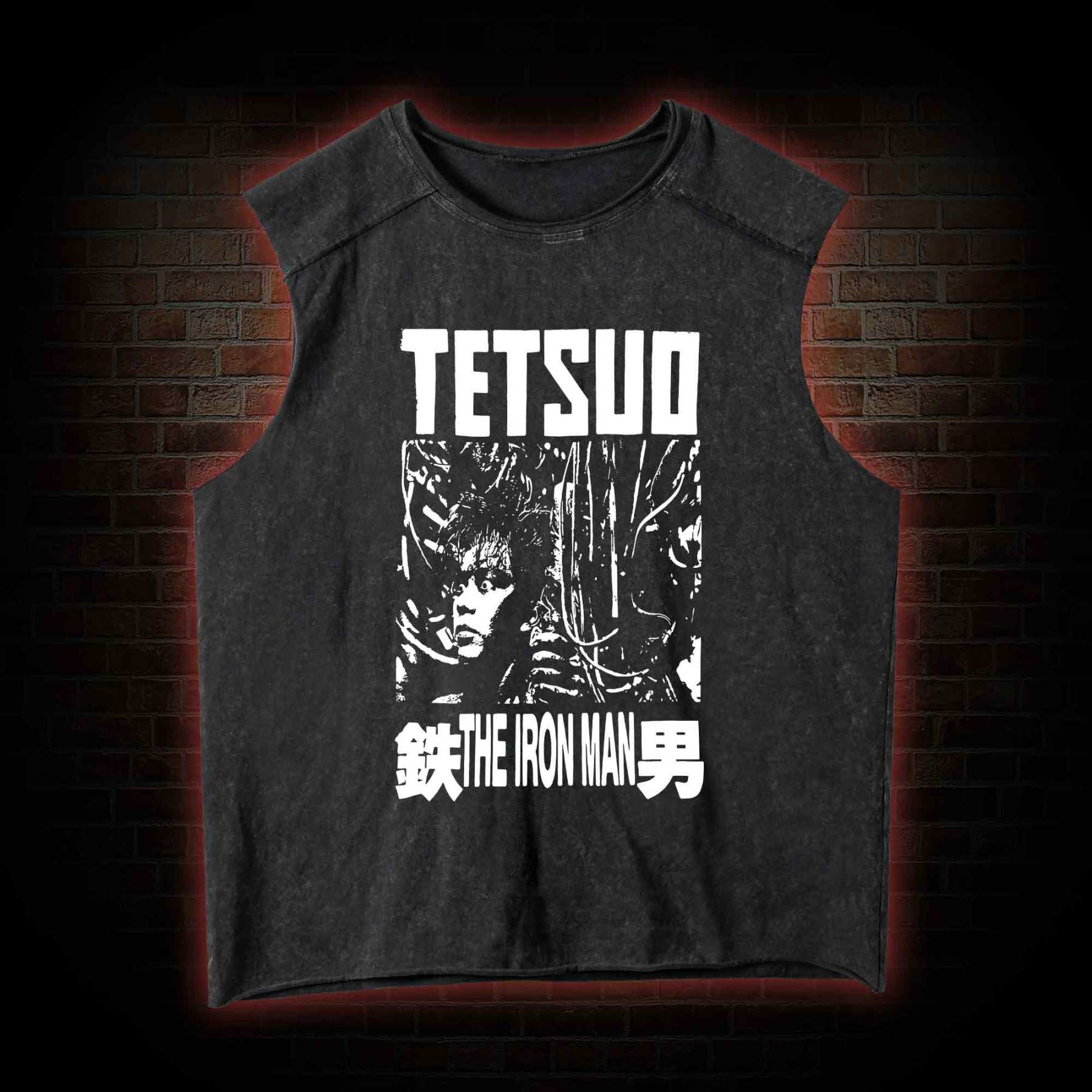 Turn This World to Rust Washed Tank Top