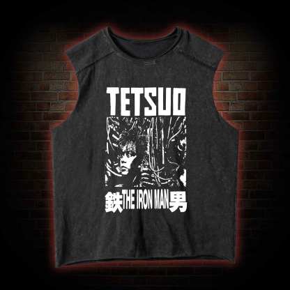 Turn This World to Rust Washed Tank Top