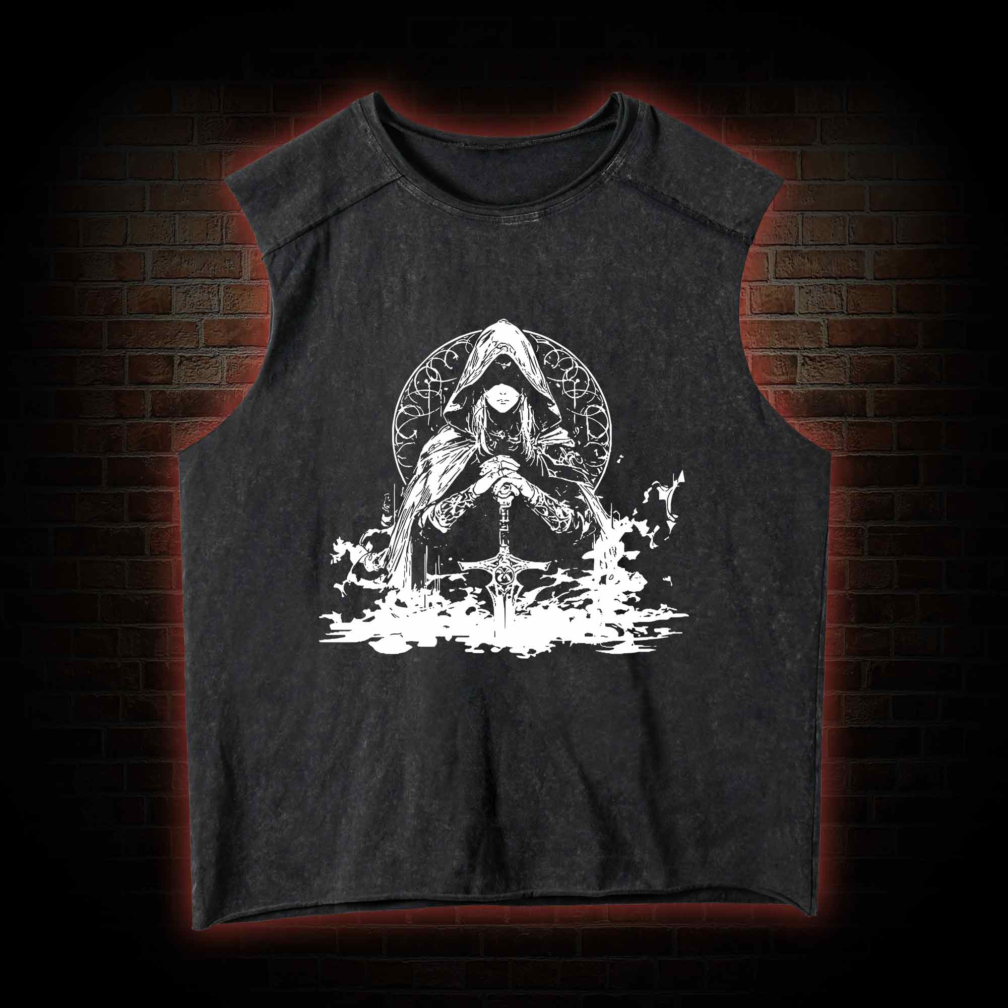 Finger Maiden Washed Tank Top
