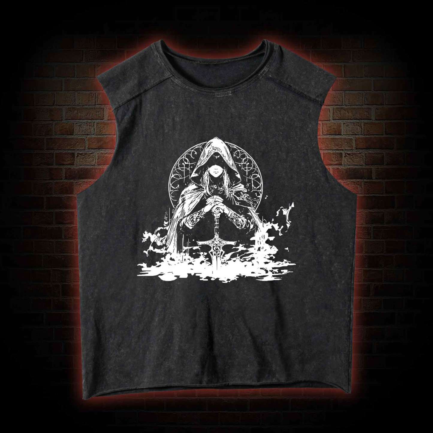 Finger Maiden Washed Tank Top