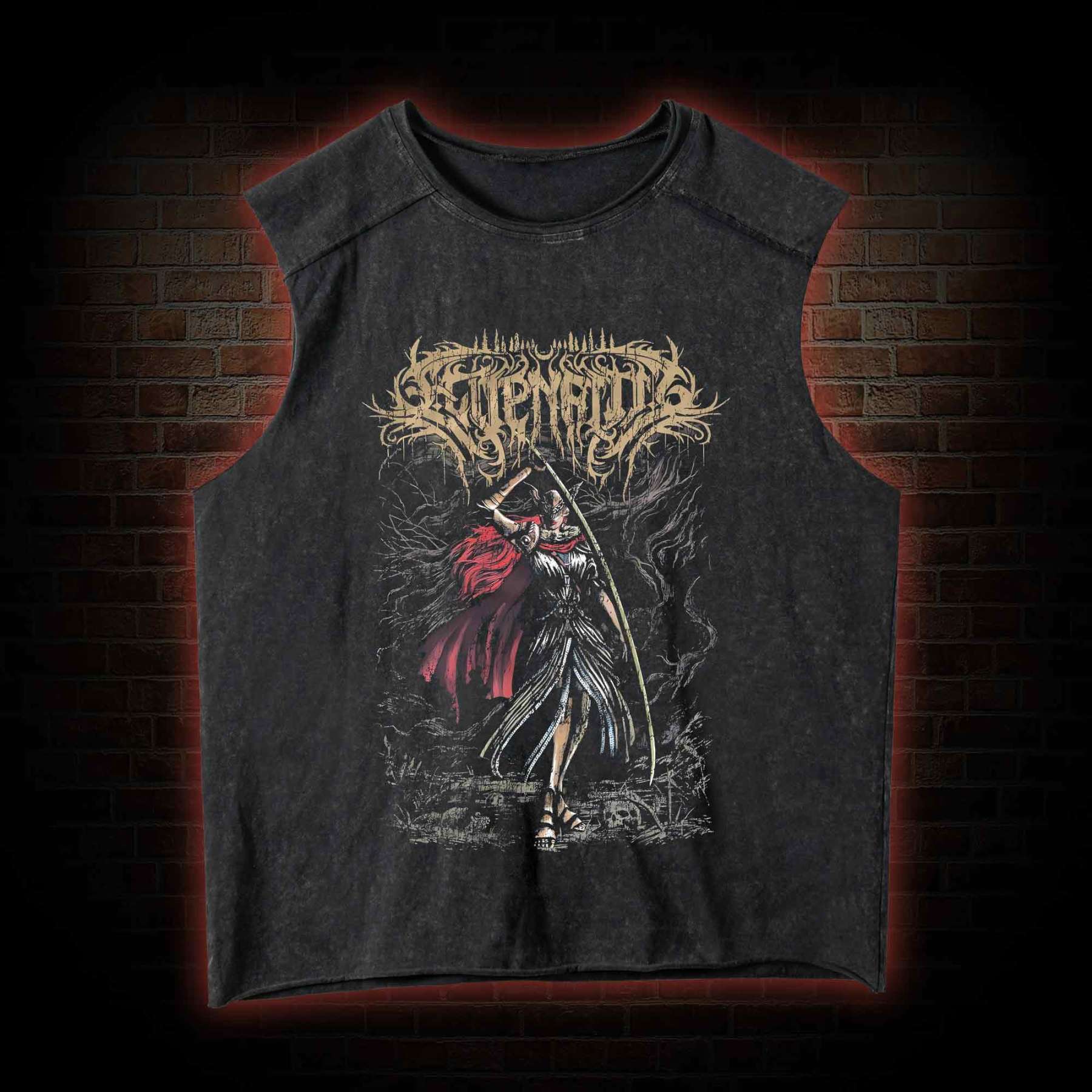 The Rot Goddess Washed Tank Top