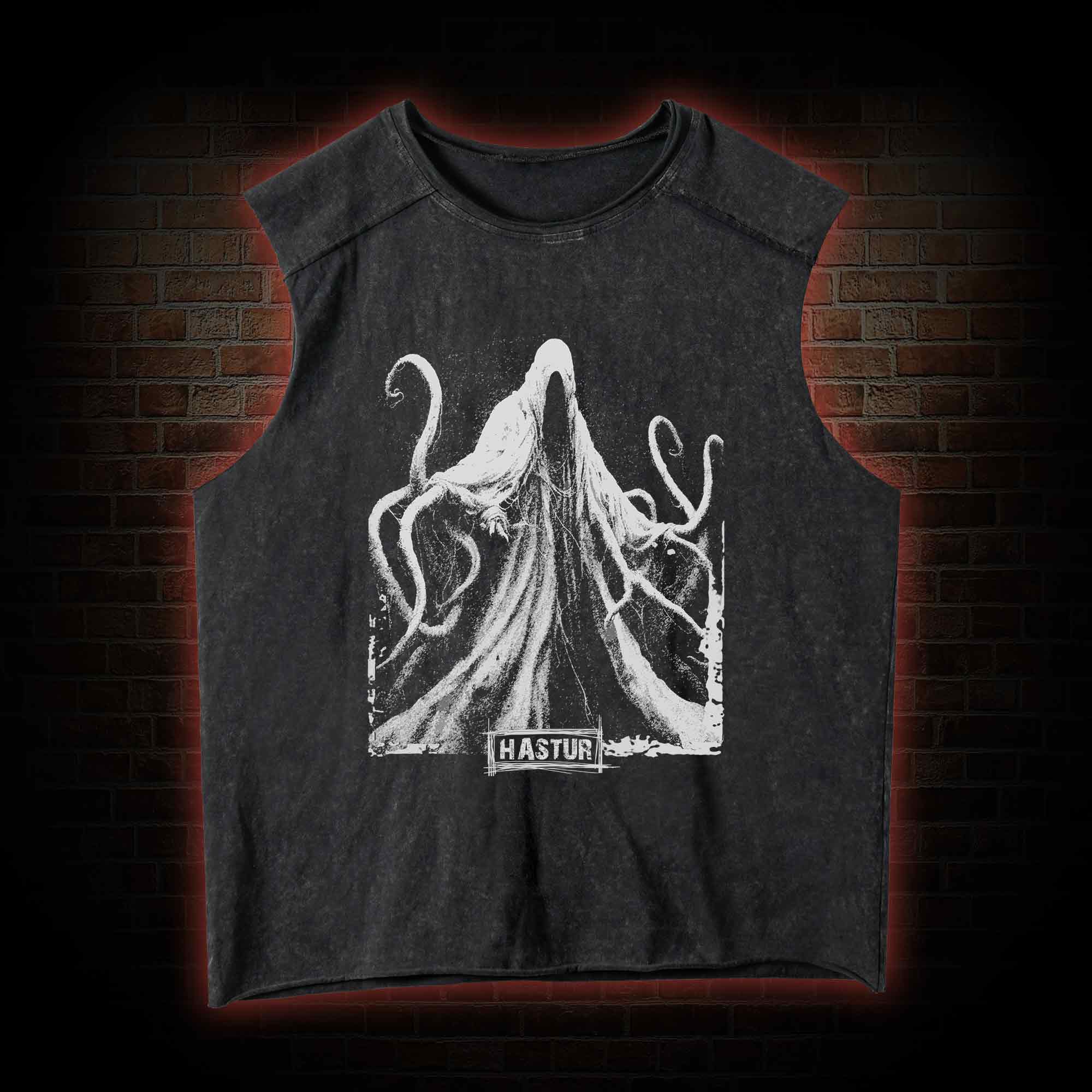 Hastur the Unspeakable Vintage Washed Tank Top