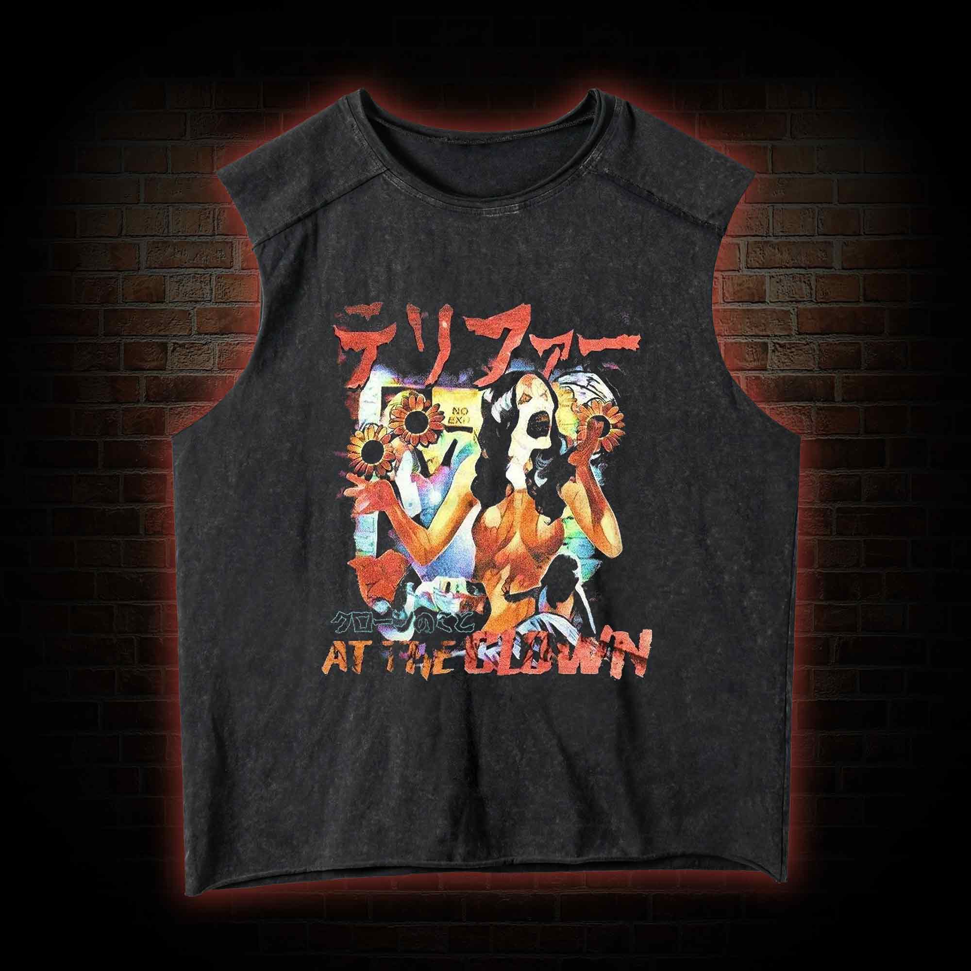 The Clown Slasher Vintage Washed Tank Top