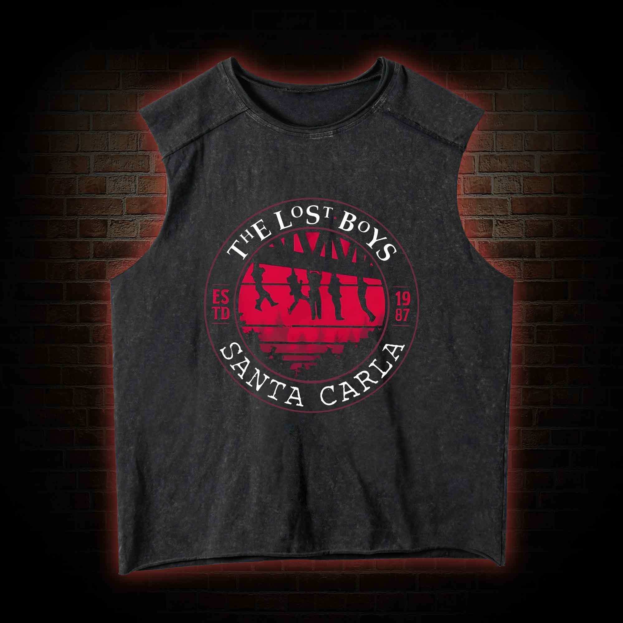 Good Night Blood Sucker! Vintage Washed Tank Top