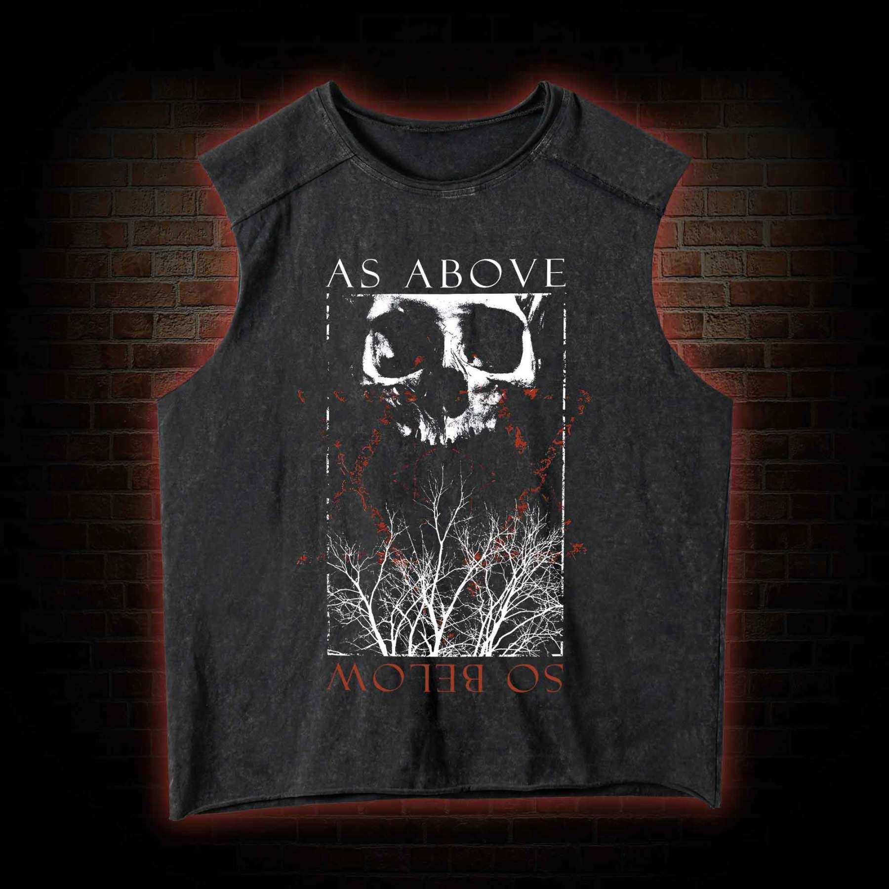 The Rot Goddess Washed Tank Top