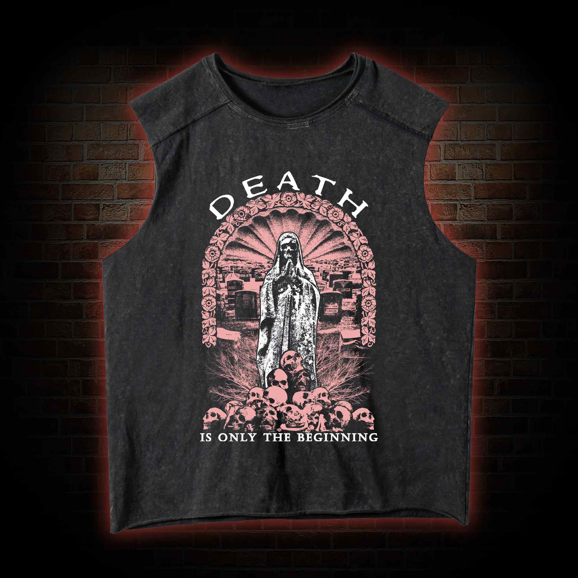 Death is Only the Beginning Vintage Washed Tank Top