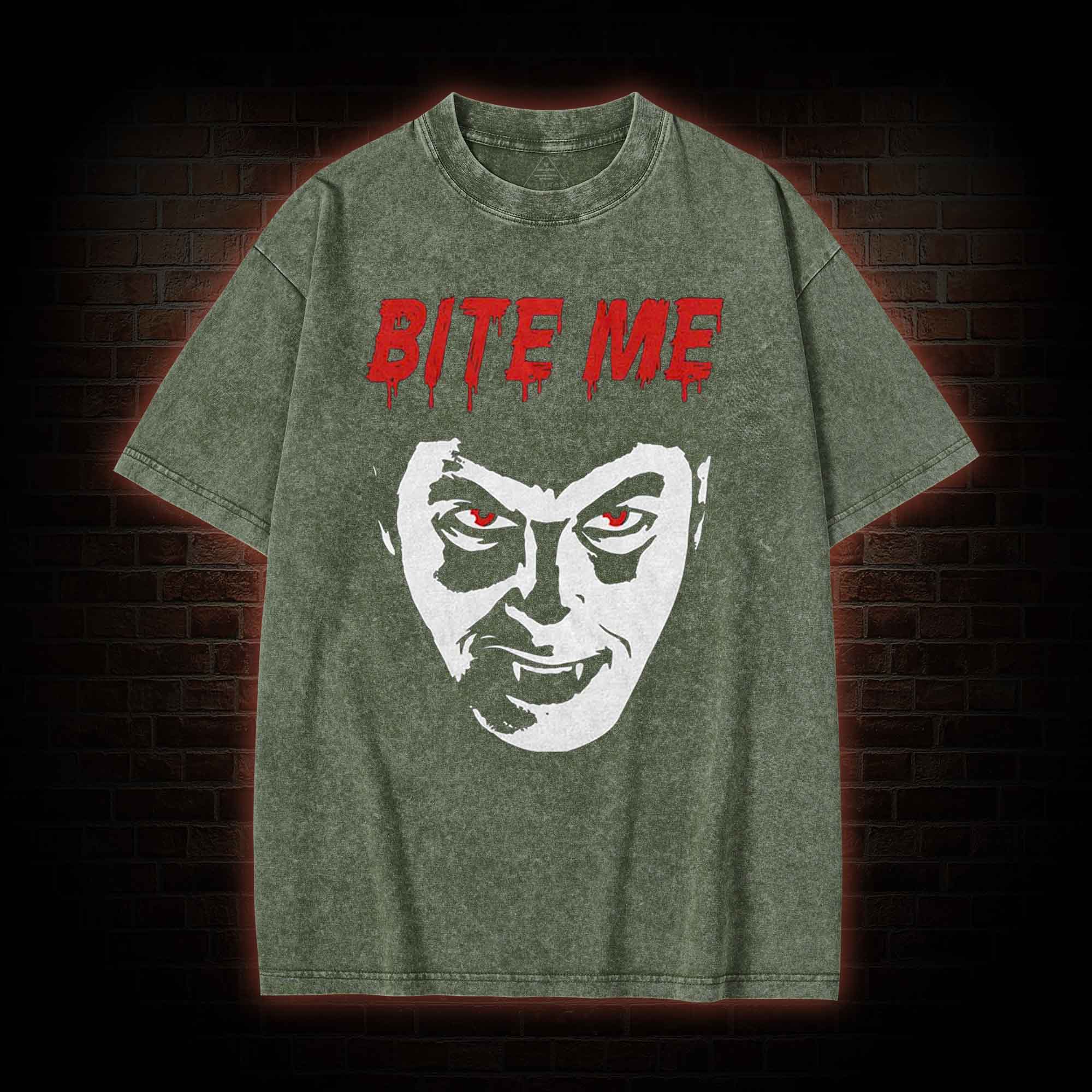 Bite Me Washed T-shirt