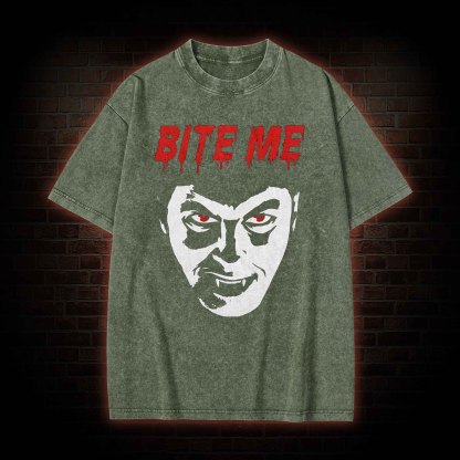 Bite Me Washed T-shirt