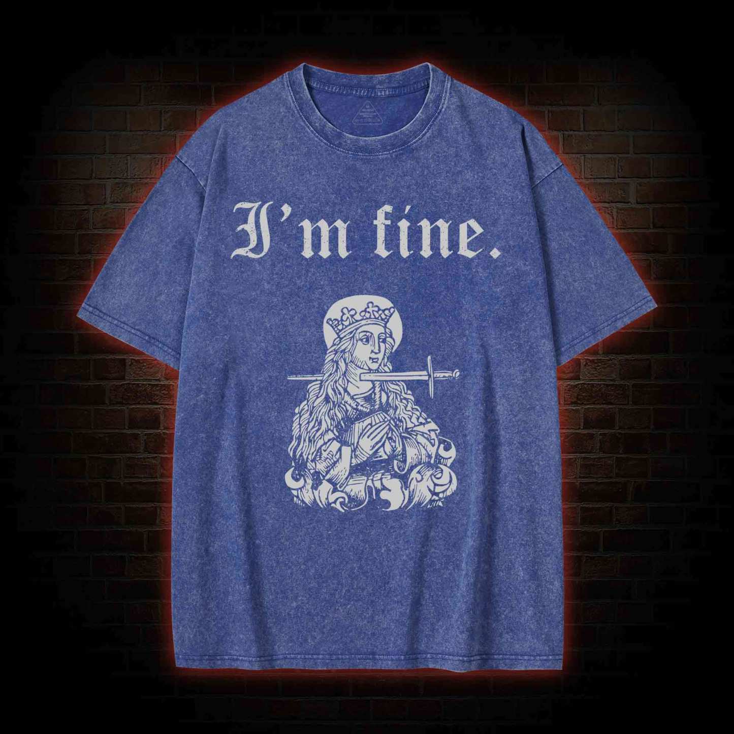 I'm Fine Washed T-shirt