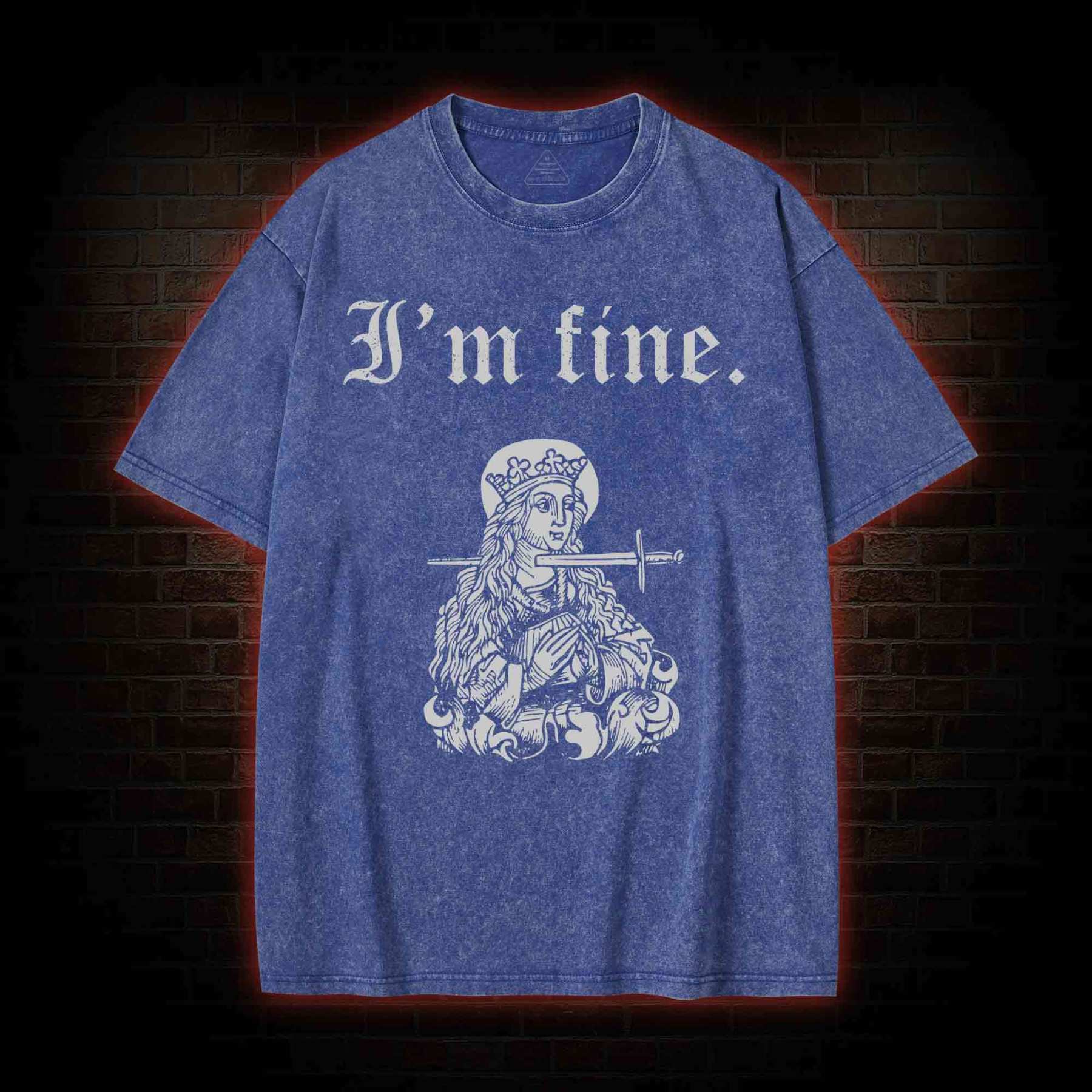 I'm Fine Washed T-shirt