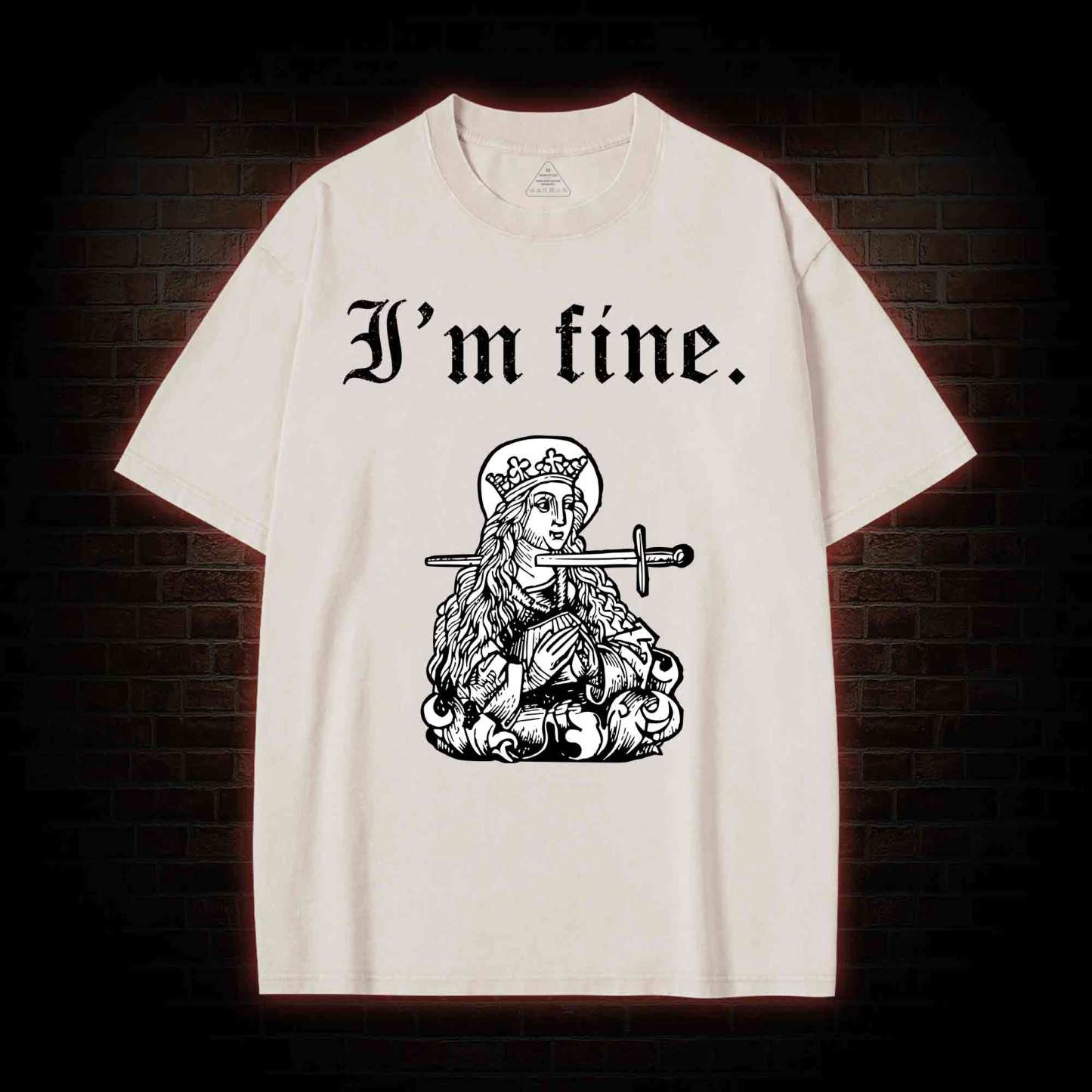 I'm Fine Washed T-shirt
