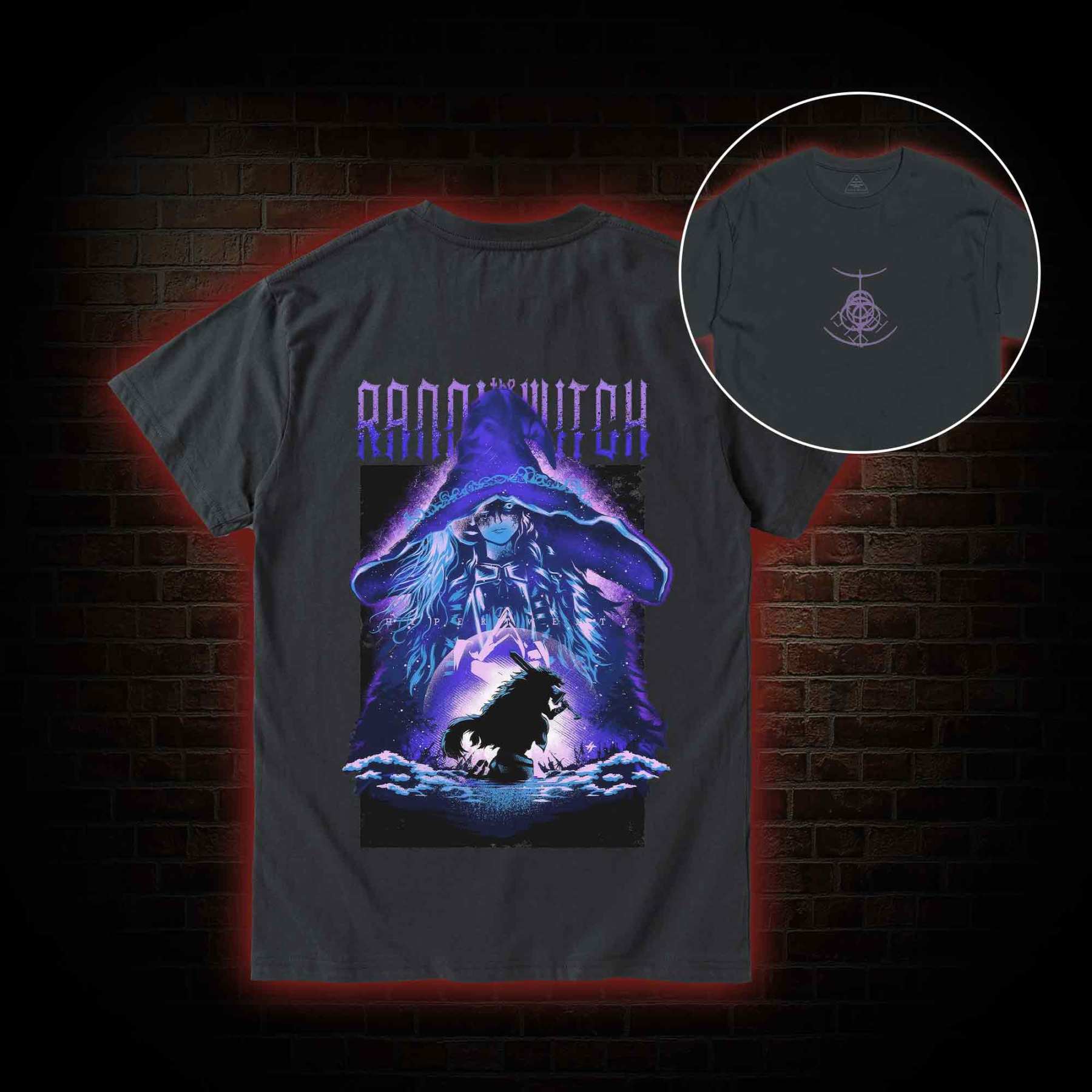 Demigod Witch Back Print T-Shirt