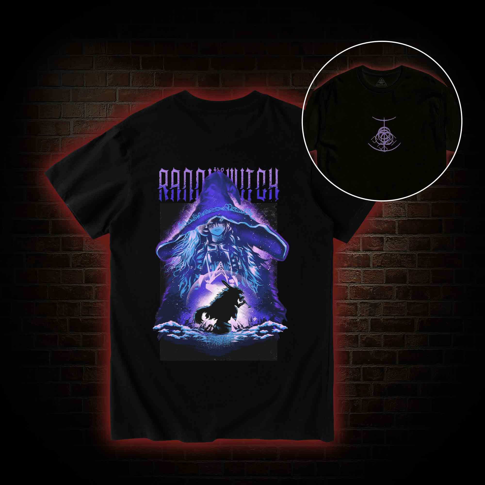 Demigod Witch Back Print T-Shirt