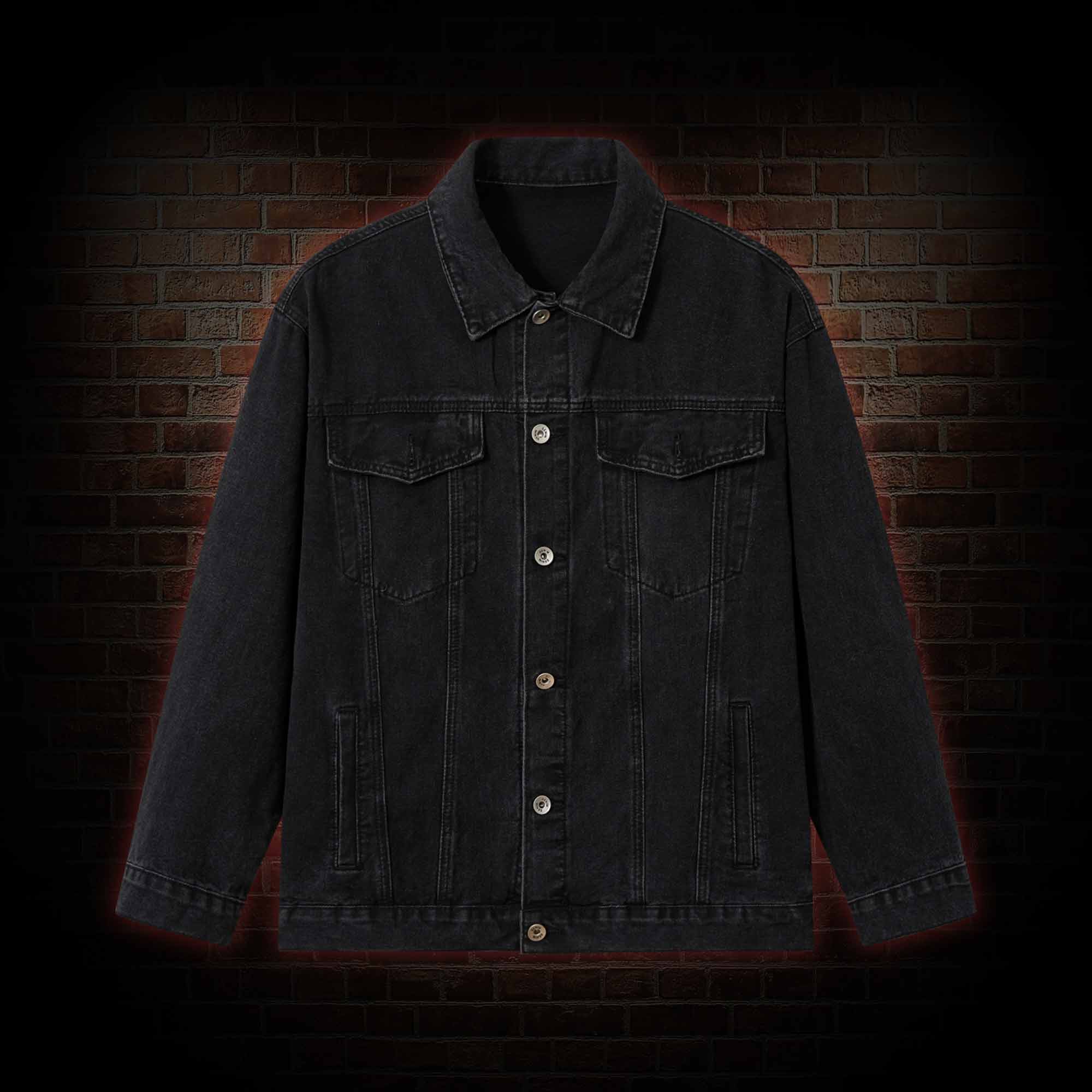 As Above So Below Denim Jacket