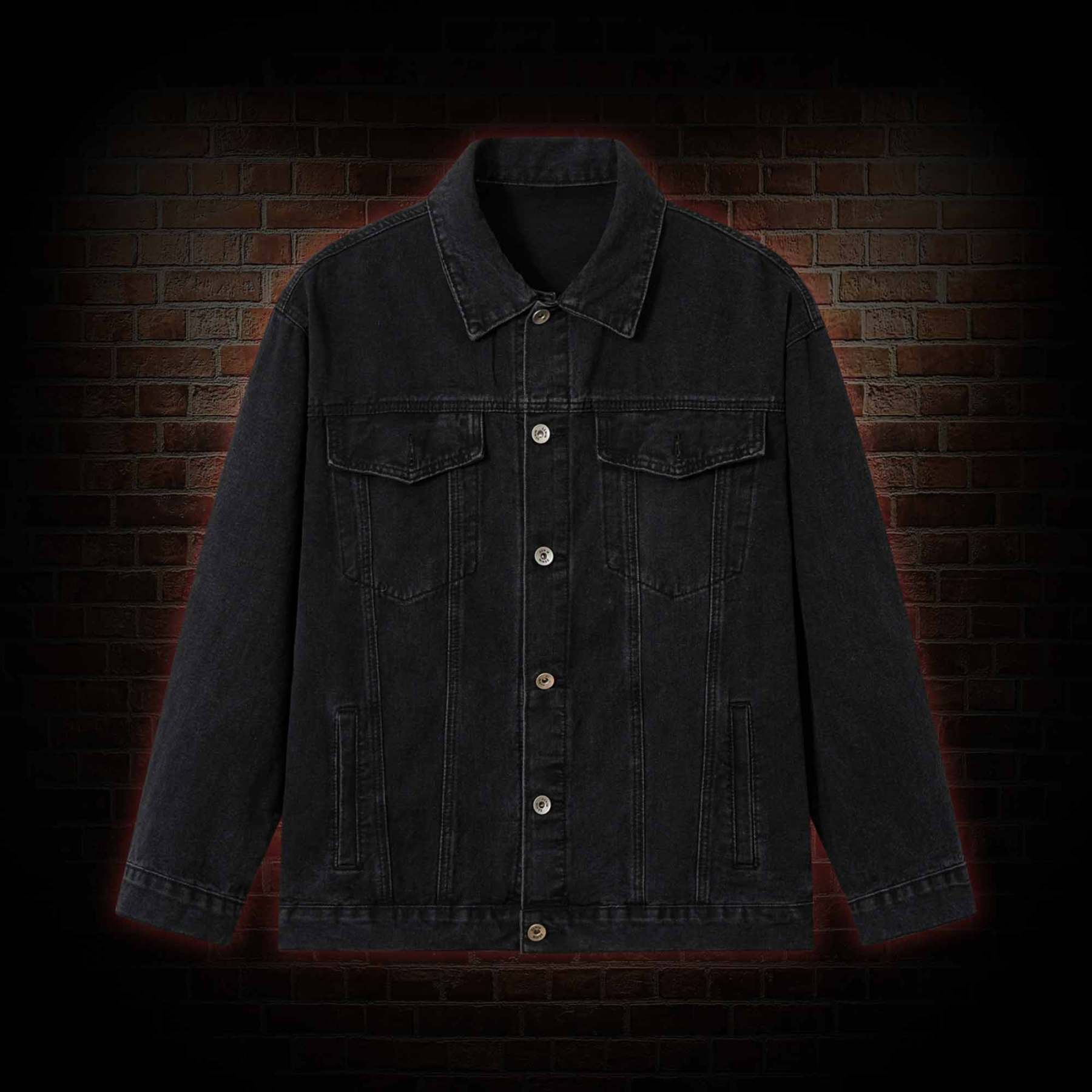As Above So Below Denim Jacket