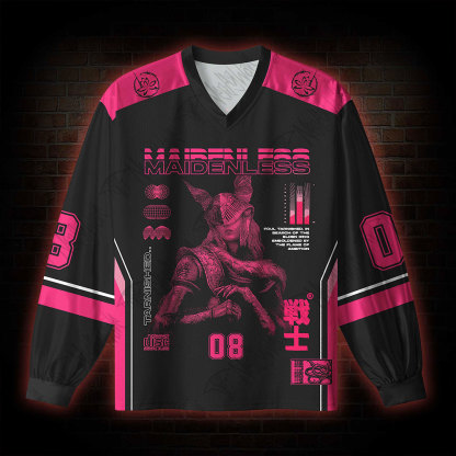 Maidenless Warrior V-Neck Long Sleeve Jersey