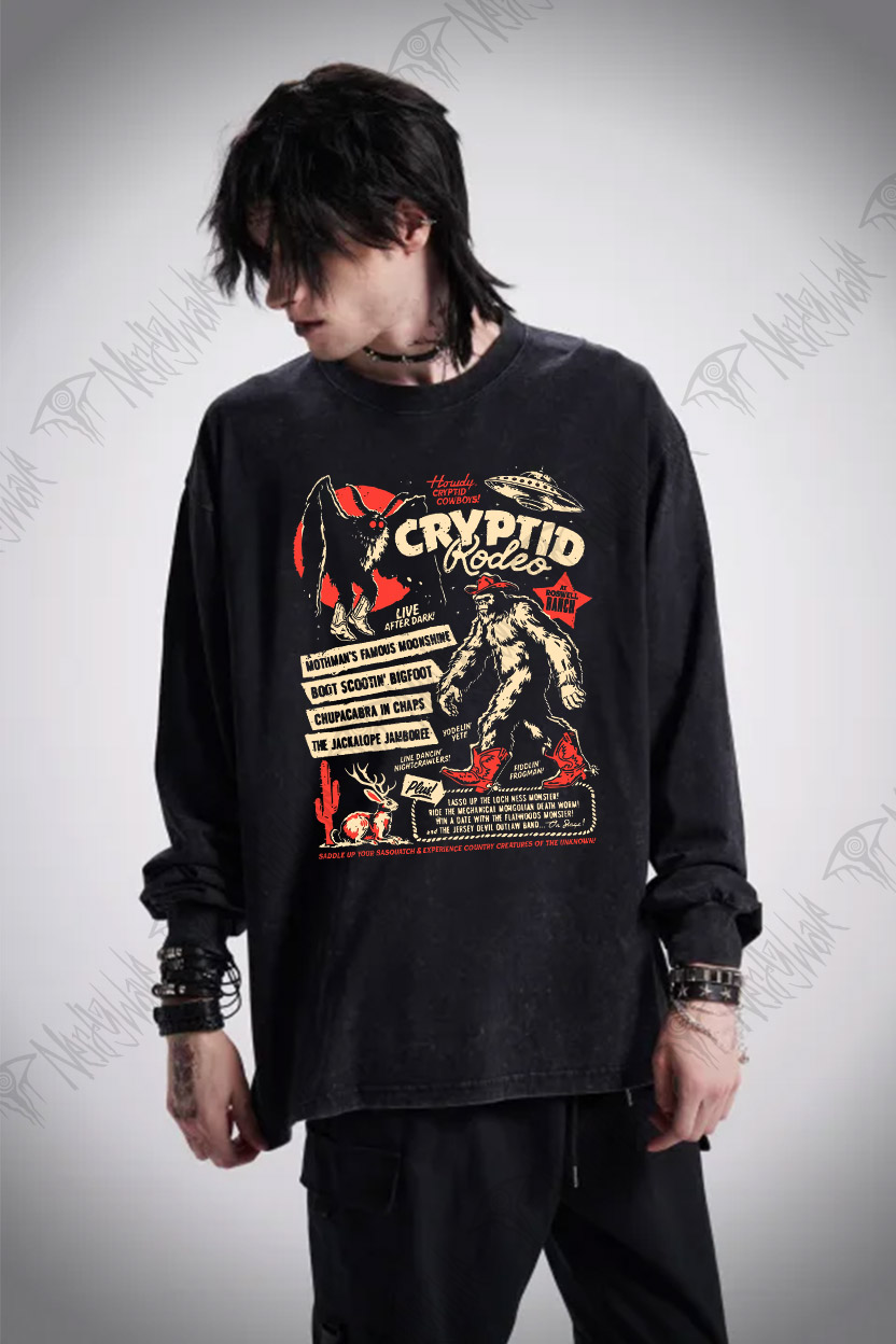 Cryptid Rodeo Washed Long-Sleeve T-shirt