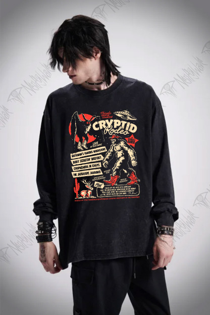 Cryptid Rodeo Washed Long-Sleeve T-shirt
