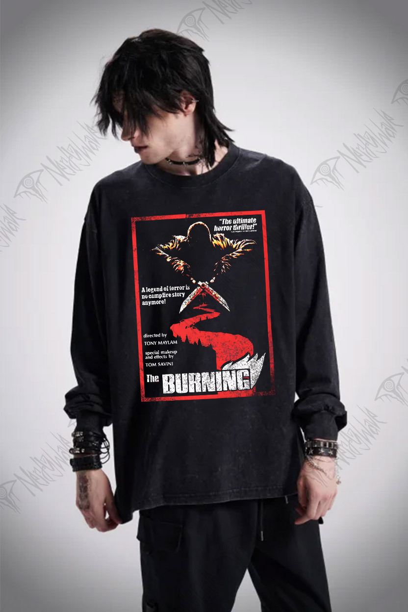 The Ultimate Horror Thriller Washed Long-Sleeve T-shirt