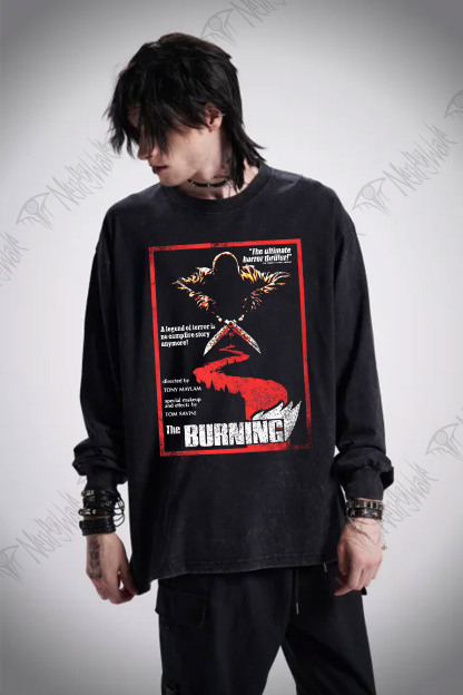 The Ultimate Horror Thriller Washed Long-Sleeve T-shirt