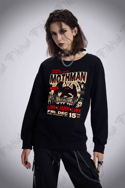 Mothman Live Laugh Lurk Sweatshirt