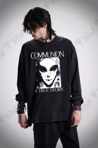 Communion a True Story Washed Long-Sleeve T-shirt