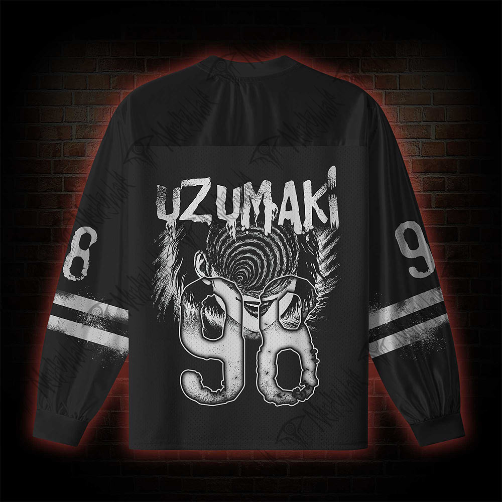 Horror Eyeball V-Neck Long Sleeve Jersey