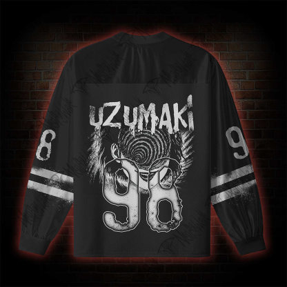 Horror Eyeball V-Neck Long Sleeve Jersey