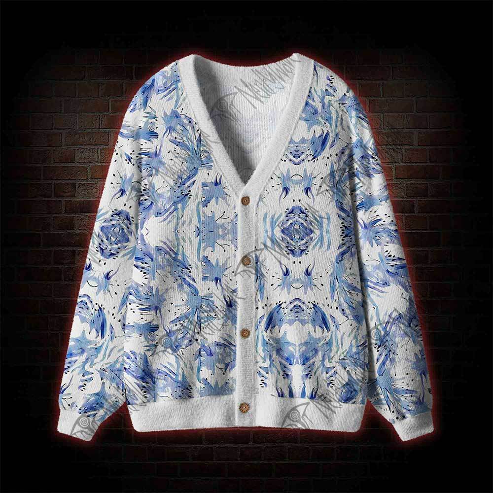 Exotic Plants Cardigan Sweater
